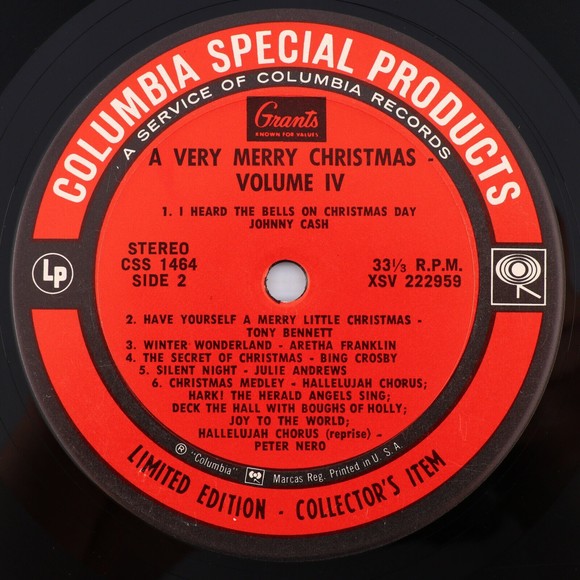 A Very Merry Christmas Vol. 4 1970 Stereo Vinyl LP Record Terra Haute CSS 1464 - Picture 9 of 16